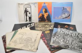 COLLECTION OF PROG ROCK LONG PLAY VINYL RECORDS