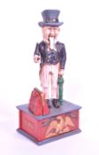 LATE 19TH / EARLY 20TH CENTURY UNCLE SAM CAST IRON MONEY BOX
