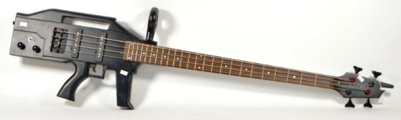 CONTEMPORARY LATE 20TH / 21ST CENTURY LAUREL MACHINE GUN BASS GUITAR