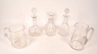 COLLECTION OF 19TH CENTURY GLASS WARE