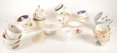 LARGE COLLECTION OF 18TH / 19TH / 20TH CENTURY CHINA CERAMIC TEA CUPS