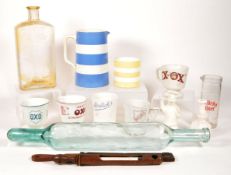COLLECTION OF 19TH & 20TH CENTURY CERAMICS AND GLASS KITCHENWARE