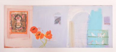 EMMA DUNBAR (B. 1961) - HOPLEAF ANGEL & BIRDS, 1996