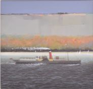 ARCHIBALD DUNBAR MCINTOSH RSW (B. 1936) - HOMEWARD BOUND, CLYDE