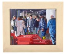 BERNARD EVANS (B.1929-2014) - FISHING SALE NEWLYN, 2010