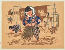 KIYOSHI SAITO - CHILDREN AT AIZU VILLAGE & ANOTHER
