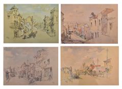 GREGOIRE JOHANNES BOONZAIER (B. 1909-2005) - FOUR PRINTS OF CAPE TOWN
