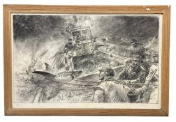 CHARLES E. TURNER (1883-1965) - UNTITLED CHARCOAL DRAWING