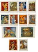 SAKTI BURMAN & MICHEL BOHBOT - REVES ET REFLETS, 1977 FOLIO