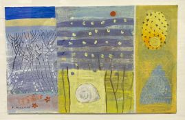 FIONA MILLAIS (B. 1960) - TA' CENC, 1996 - MIXED MEDIA ON BOARD