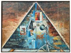 JOHN MONKS (B. 1954) - POSSIBLY INTERIOR - 2000 - OIL ON CANVAS