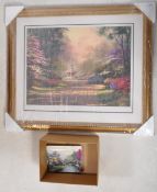 THOMAS KINKADE (1958 - 2012) - 2013 FOUNTAIN OF BLESSINGS LIMITED EDITION PRINT
