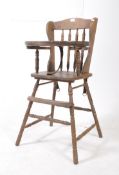 EDWARDIAN CHIDLREN'S HIGHCHAIR