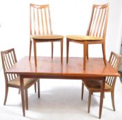 G-PLAN FURNITURE - MID CENTURY TEAK DINING TABLE WITH FOUR CHAIRS