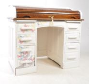 FEIG DESK - EARLY 20TH CENTURY AMERICAN OAK DESK