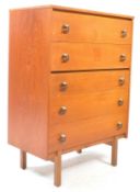 SYMBOL - MID CENTURY TEAK CHEST OF DRAWERS
