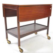 BRITISH MODERN DESIGN - MID CENTURY TEAK TEA TROLLEY
