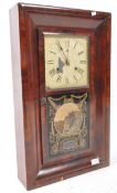 JEROME & CO AMERICAN MID 19TH CENTURY WALL CLOCK