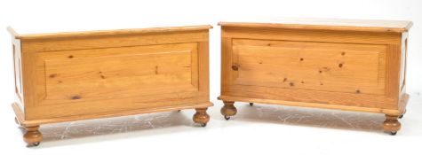 TWO PINE COUNTRY BLANKET BOX / CHEST