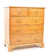 PINE 20TH CENTURY CHEST OF DRAWERS