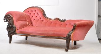 19TH CENTURY VICTORIAN CHAISE LONGUE