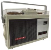 VINTAGE PHILIPS EL 3586 PORTABLE REEL TO REEL AUDIO TAPE RECORDER