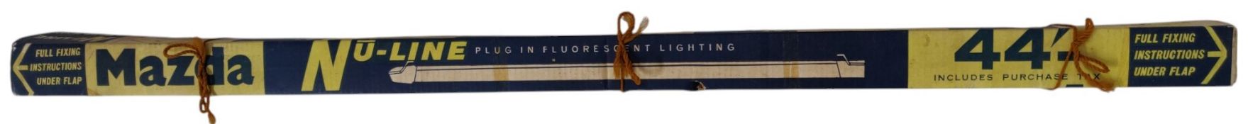VINTAGE MID CENTURY MAZDA NU-LINE FLUORESCENT LIGHT TUBE BULB