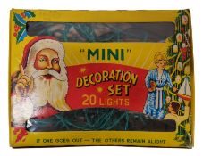 CHRISTMAS LIGHTS - BOXED SET OF VINTAGE CHRISTMAS TREE LIGHTS