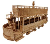 VINTAGE SCRATCH BUILT MODEL OF A BOURNEMOUTH TRAM