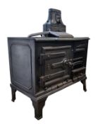 EARLY 20TH CENTURY BELLE 'PORTABLE' STOVE - COAL FIRED