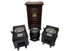 COLLECTION OF VINTAGE ELECTRICITY METERS
