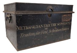 VINTAGE METROPOLITAN ELECTRIC SUPPLY CO DEED BOX