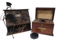 COLLECTION OF EARLY 20TH CENTURY CRYSTAL RADIO RECIEVER SETS WITH HEADPHONES