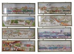 BRITISH RAIL - COLLECTION OF FRAMED EDUCATION SERVICE PANELS