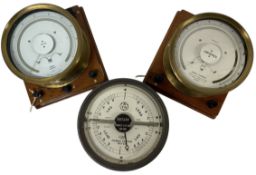THREE LATE 19TH / EARLY 20TH CENTURY ELECTRICITY GAUGES