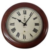 EARLY 20TH CENTURY GENERAL POST OFFICE ELECTRIC WALL CLOCK
