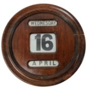 EARLY 20TH CENTURY 1930S PERPETUAL WALL CALENDAR