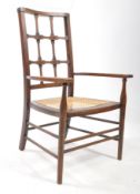 EARLY 20TH CENTURY COTSWOLDS SCHOOL HALL CHAIR / ARMCHAIR