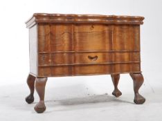 MID CENTURY HARDWOOD CHINESE SEWING BOX CHEST