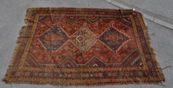 19TH CENTURY PERSIAN ISLAMIC FLOOR RUG