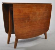 GREAVES & THOMAS - MID CENTURY G&T DROP LEAF GATELEG DINING TABLE