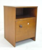 AVALON - MID CENTURY TEAK BEDSIDE CABINET LOCKER