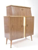 1960'S MID CENTURY RETRO FORMICA COCKTAIL DRINKS CABINET