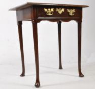 18TH CENTURY GEORGE III OAK LOWBOY WRITING TABLE
