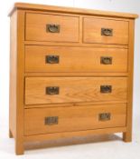 OAK FURNITURE LAND CHEST OF DRAWERS
