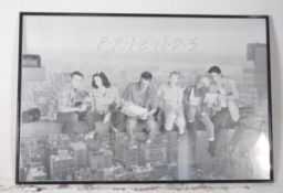 FRIENDS - VINTAGE WARNER BROS LICENSED BLACK & WHITE PRINT