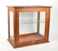 20TH CENTURY TABLE TOP HABERDASHERY SHOP DISPLAY CABINET