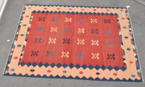 MID CENTURY SOUTH WEST PERSIAN QASHQAI FLOOR RUG