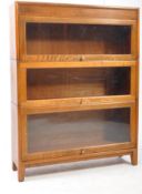 GUNN - VINTAGE OAK STACKING BARRISTERS BOOKCASE