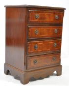 GEORGE III REVIVAL MAHOGANY BACHELORS CHEST